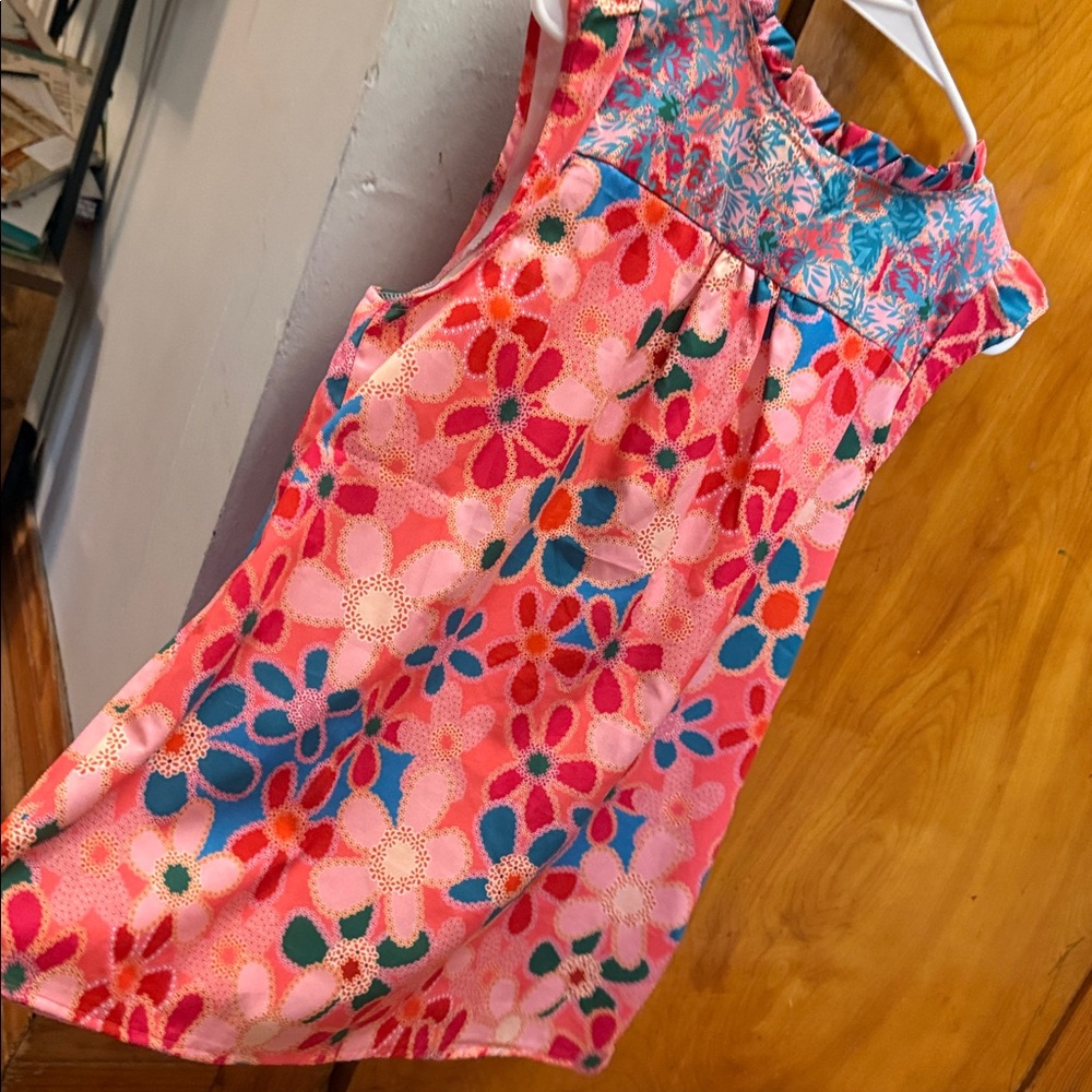 Women’s Spring and Summer M Pink Floral Polyester Top - Pink medium
